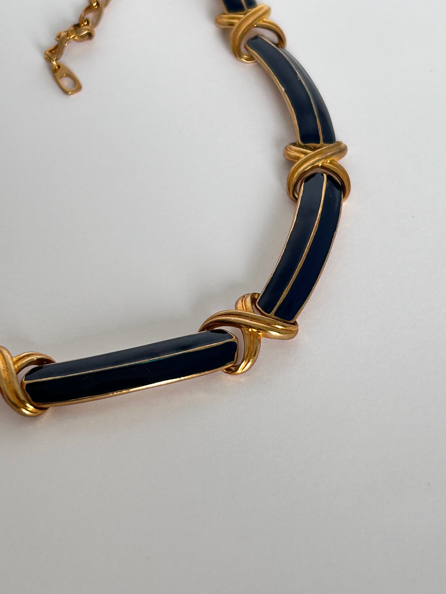 Vintage Enamel Necklace