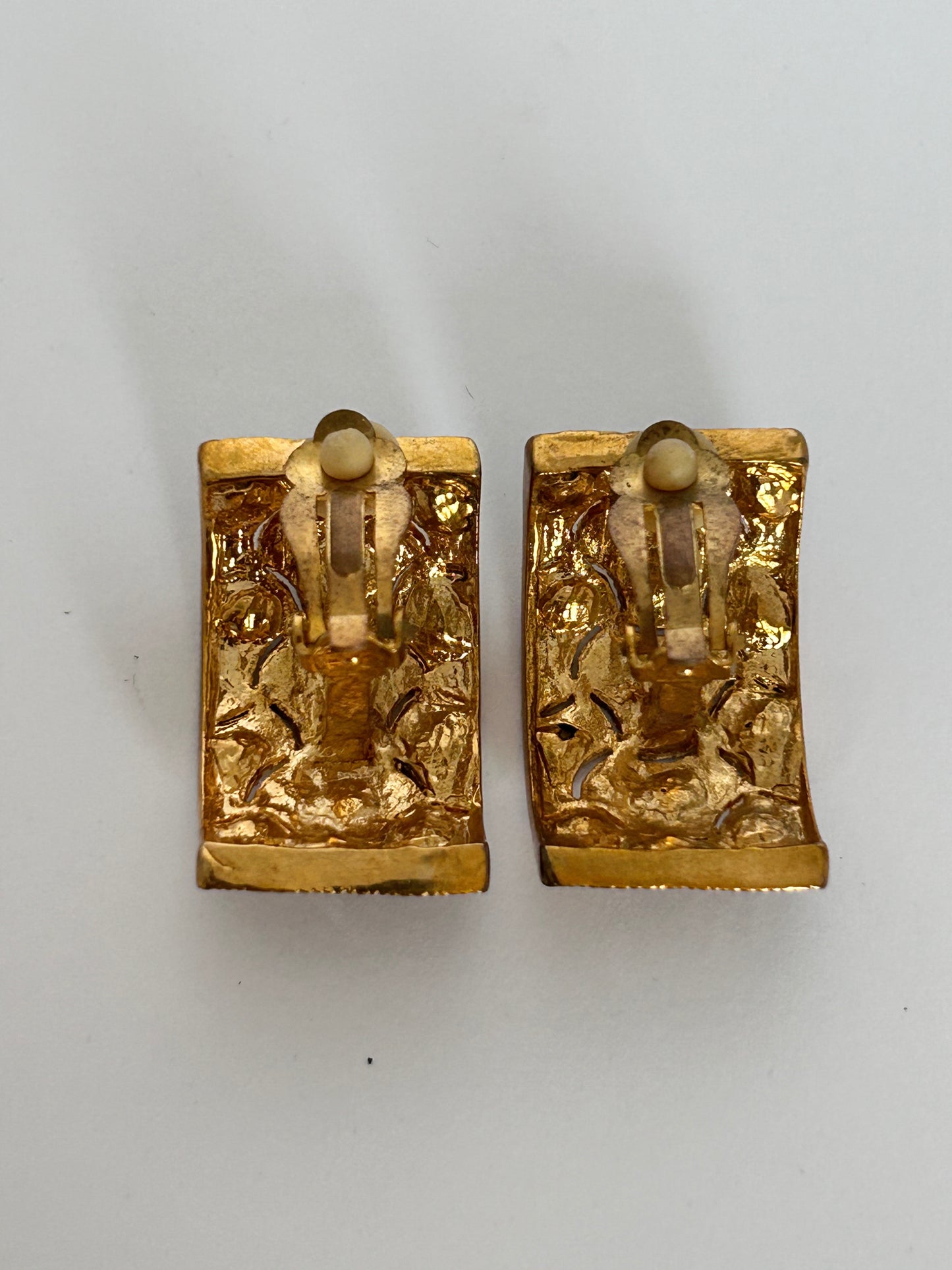 Chunky 80's Clip on Earrings