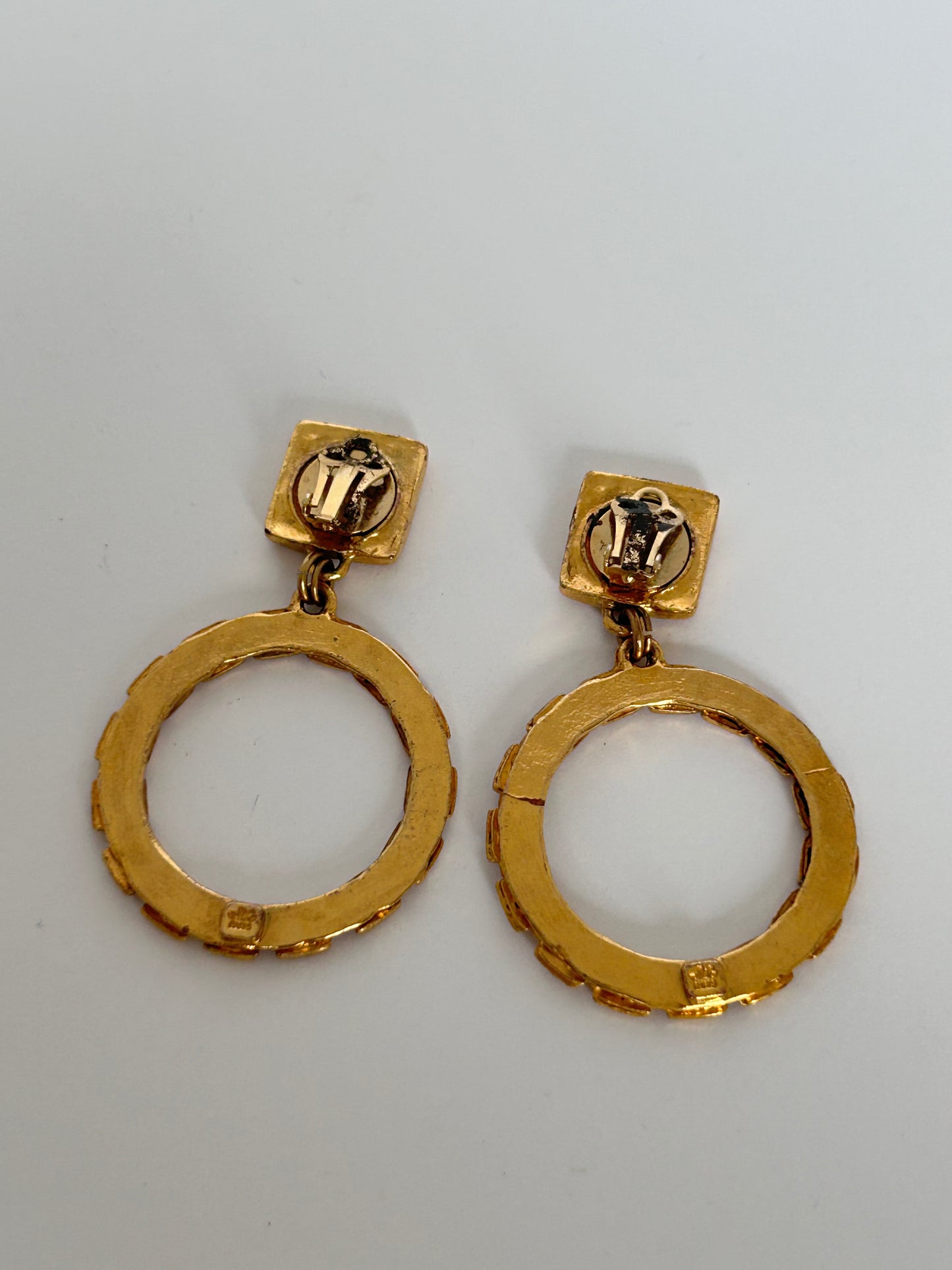 Vintage Jacky de G Clip on Earrings