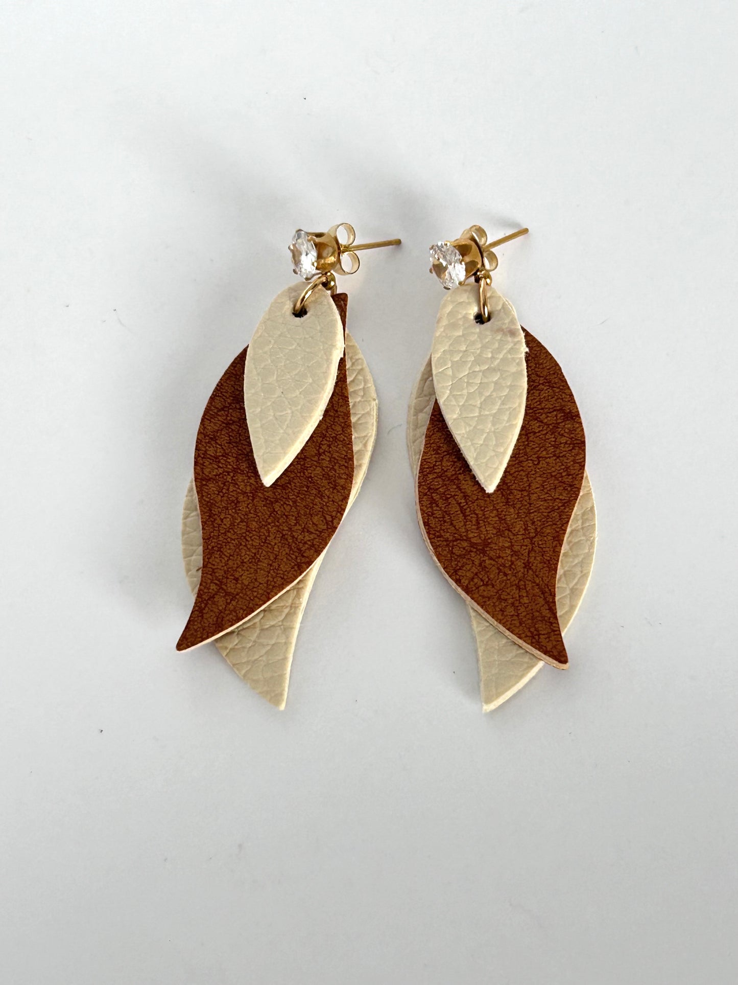 Leaf Trio Cream & Coffee