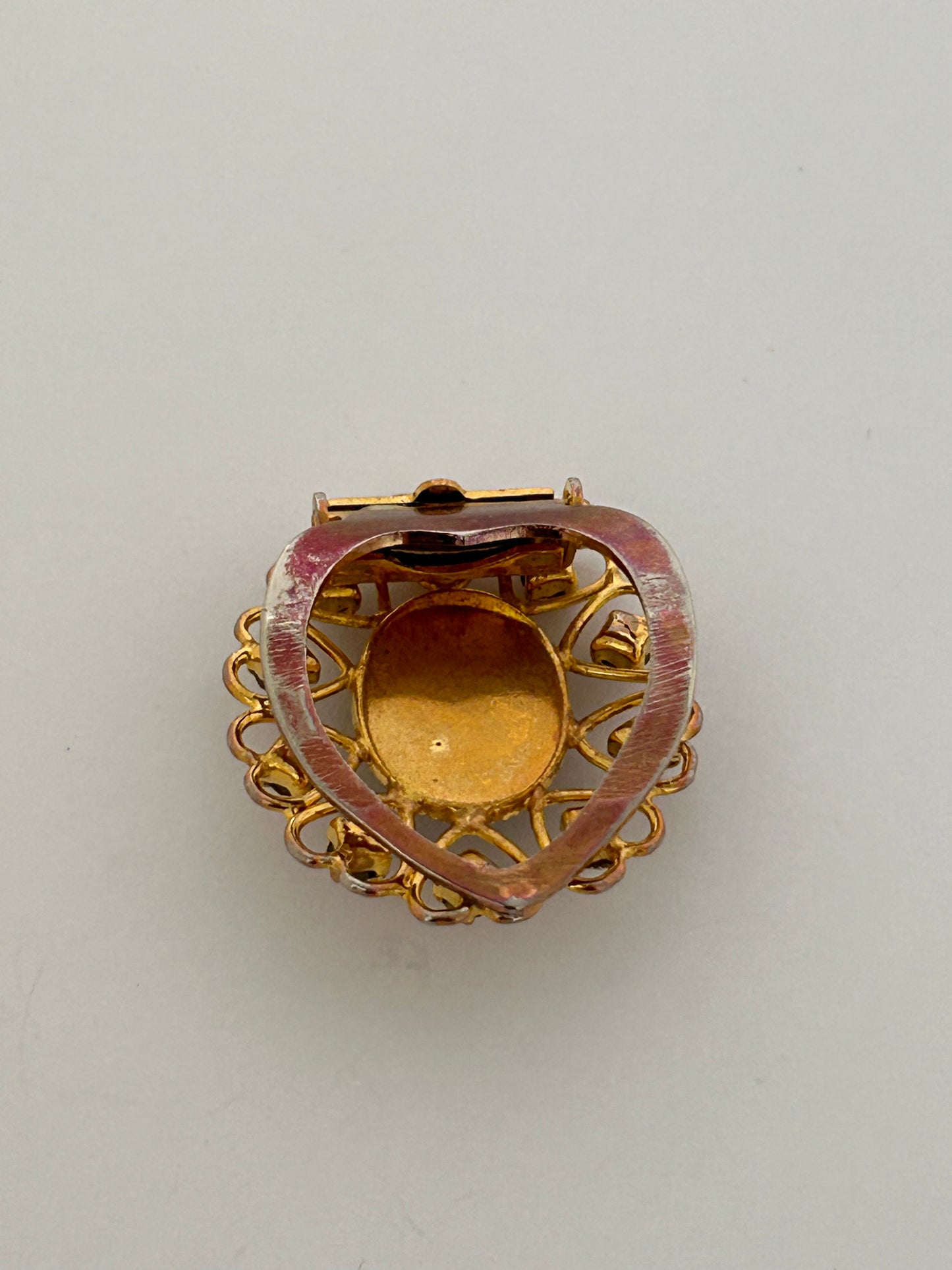 Gold & Black Scarf Clip