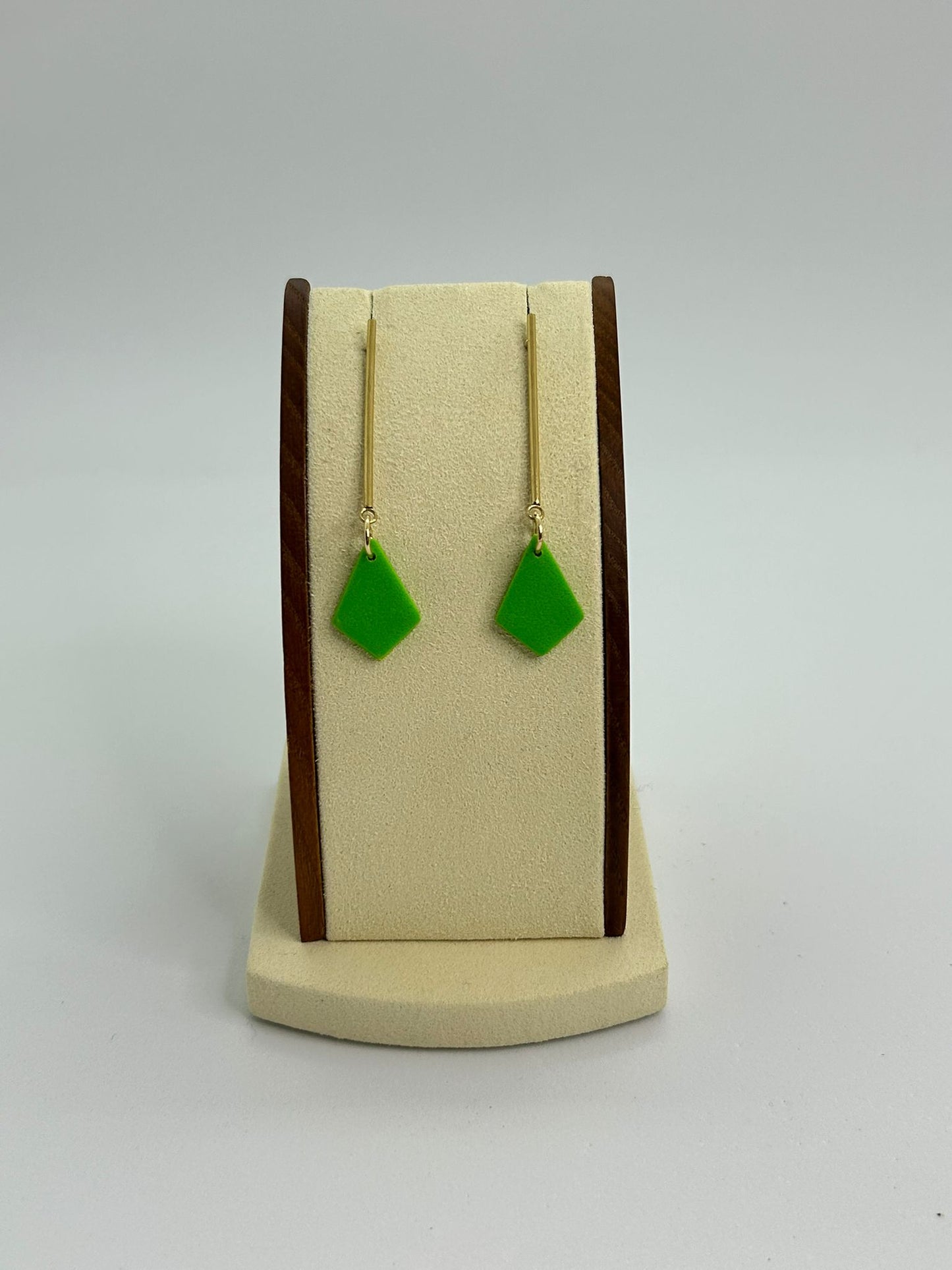 Clay Drop Earring -  Green