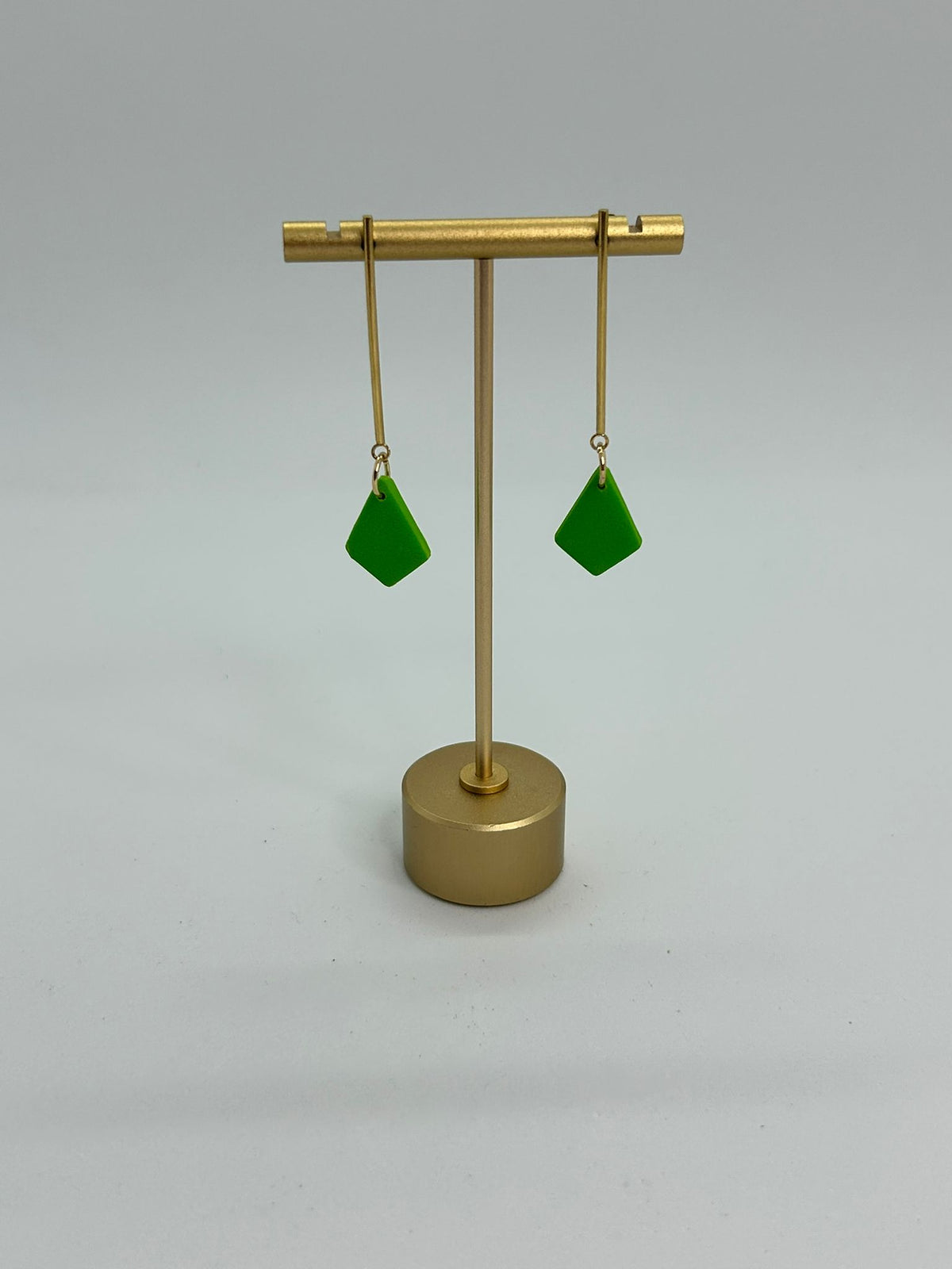 Clay Drop Earring -  Green