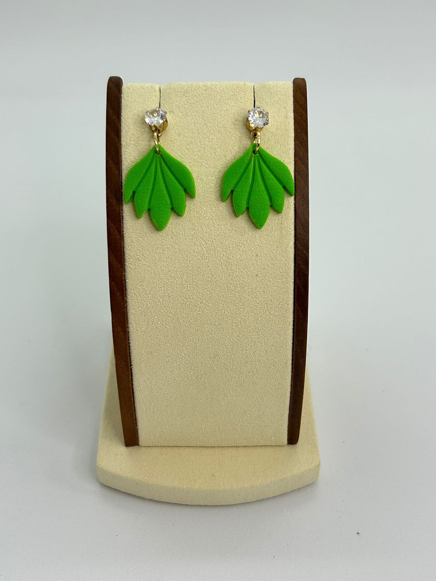Clay Shell Earring - Green