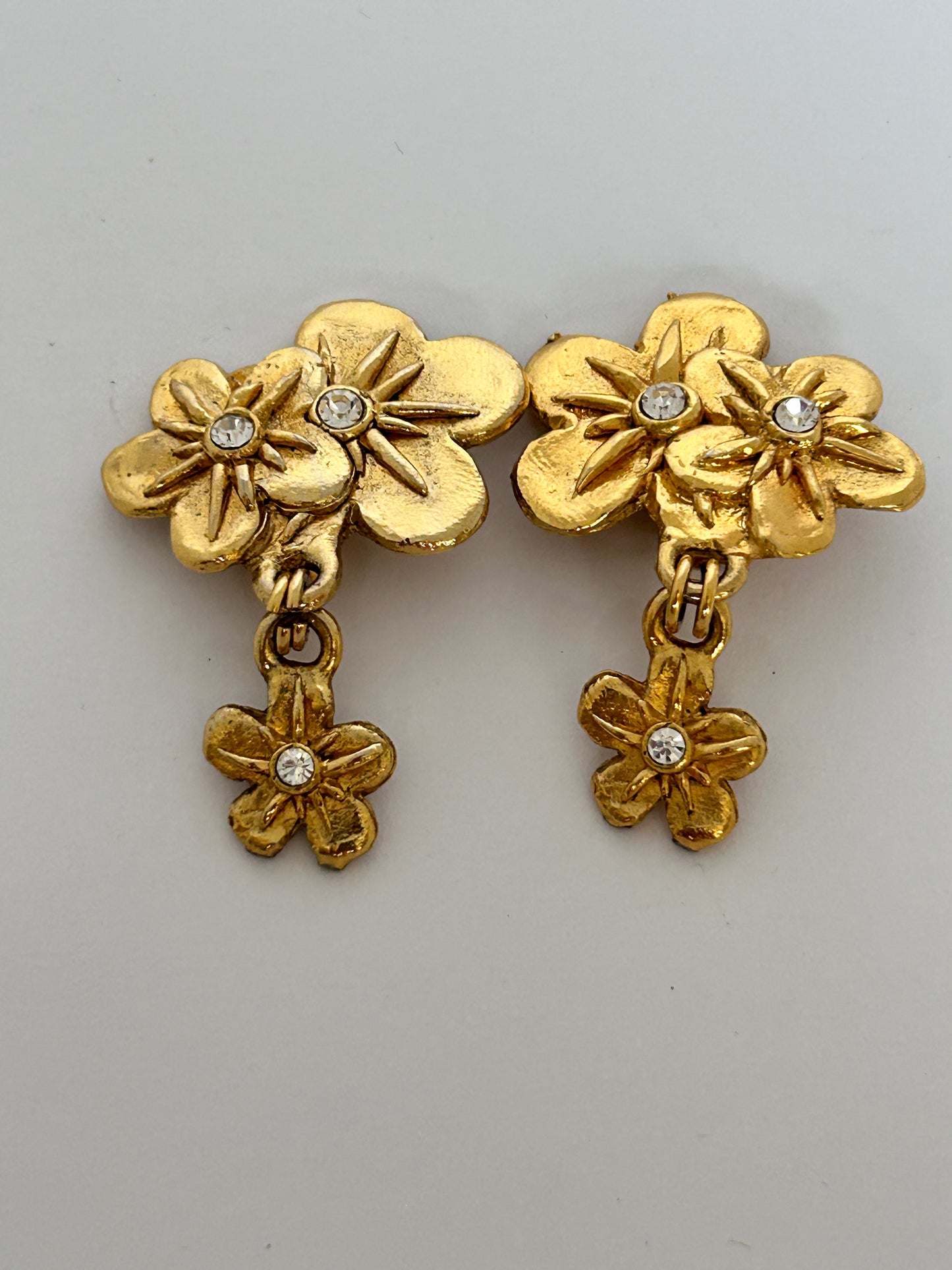 Vintage Jacky de G Clip on Earrings