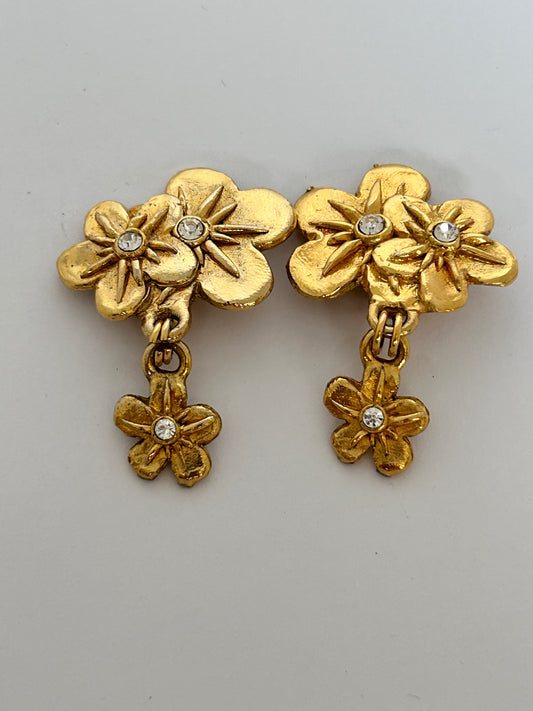 Vintage Jacky de G Clip on Earrings