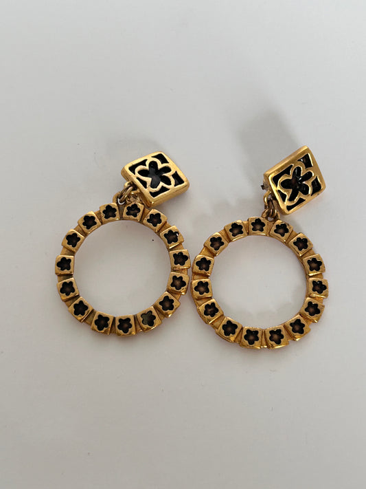 Vintage Jacky de G Clip on Earrings