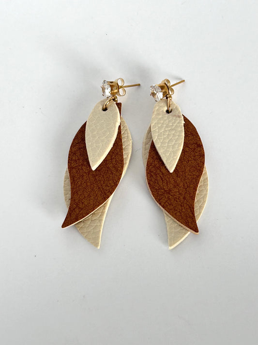 Leaf Trio Cream & Coffee