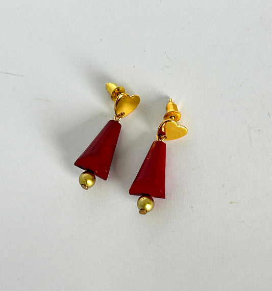 Wine Drop Earrings