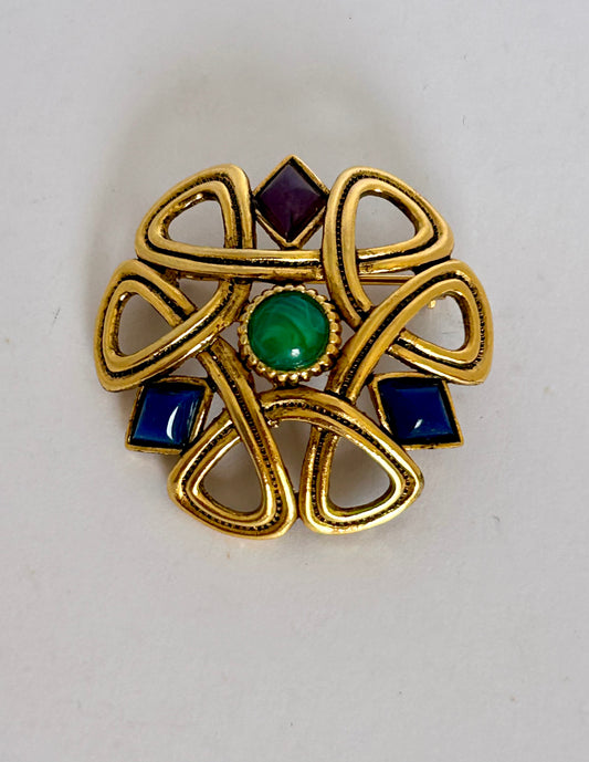 1980's Sol D'Or Brooch