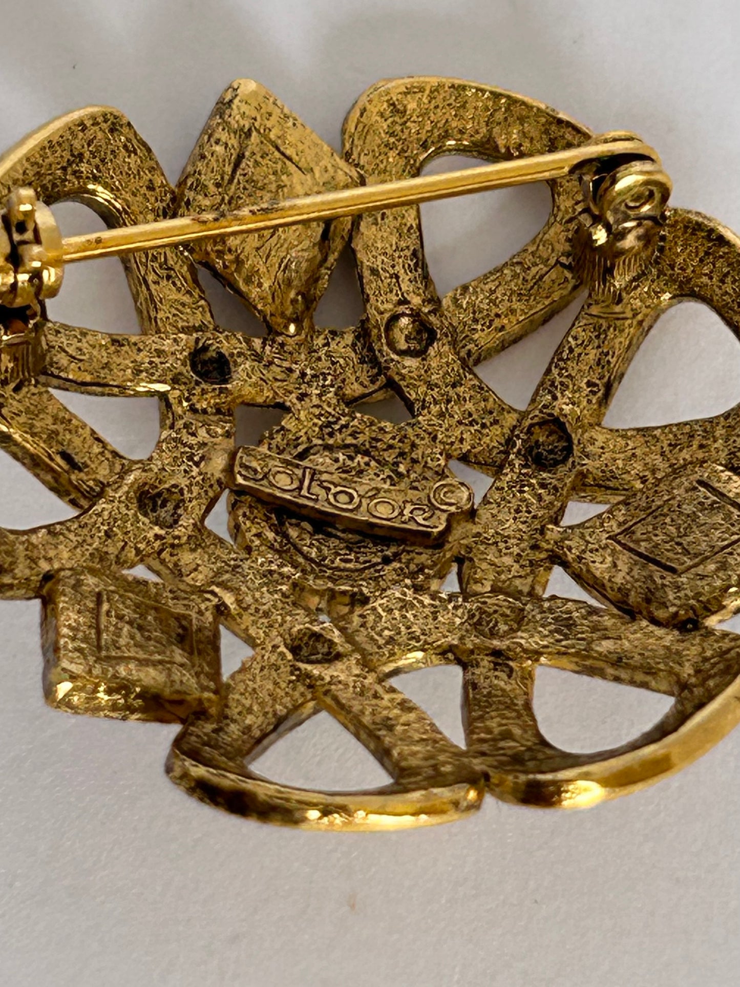 1980's Sol D'Or Brooch