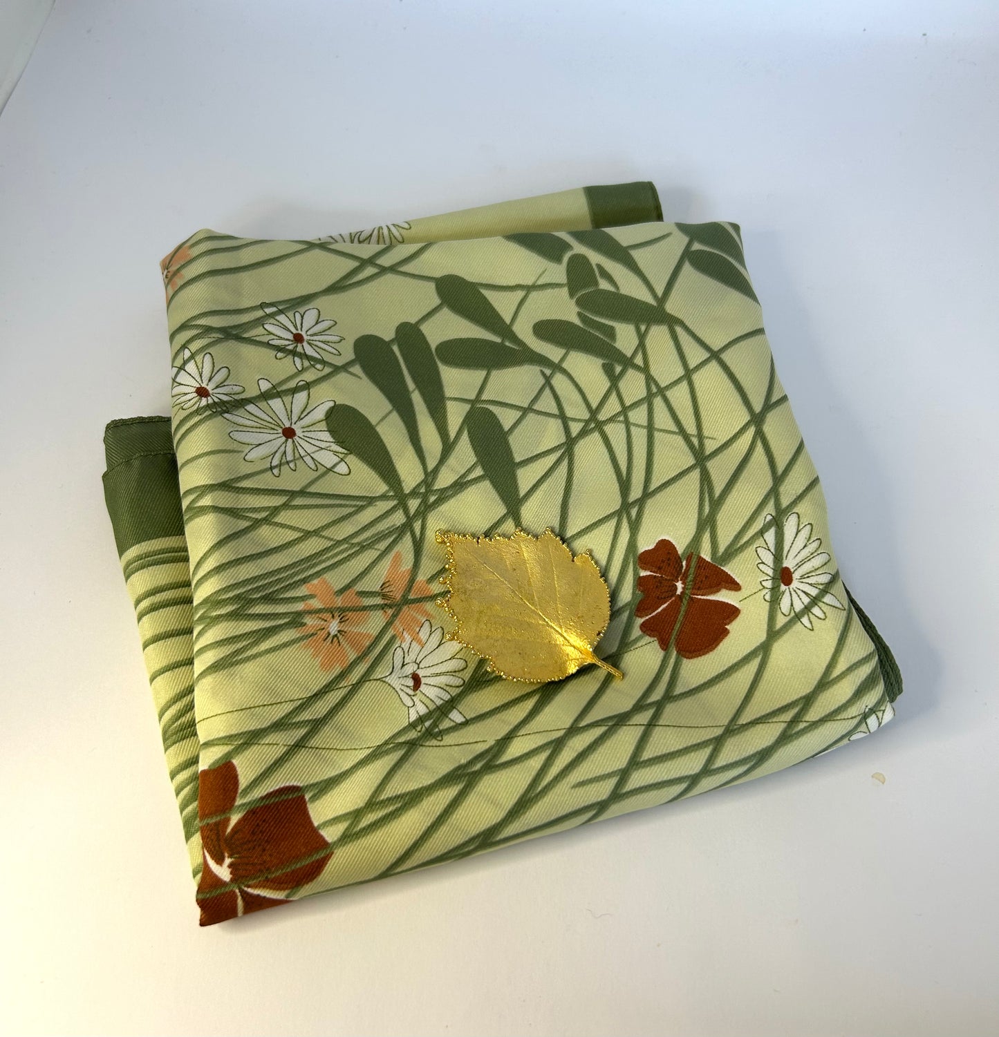 Vintage Brooch & Scarf